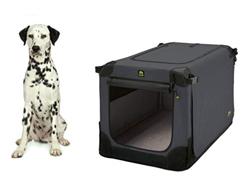 Maelson Soft Kennel Faltbare Hundebox -anthrazit- L 92 - (92 x 64 x 64 cm) von Maelson