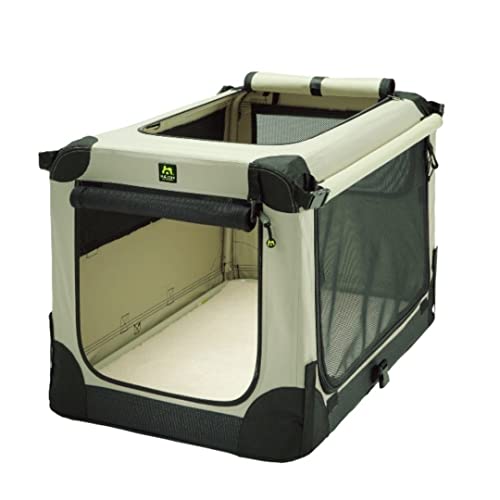 Maelson Soft Kennel faltbare Hundebox -beige - XXS 52 - (52 x 33 x 33cm) von Maelson