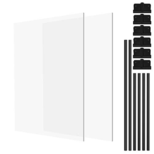 Haustier-Laufstall für Hunde, 101,6 x 101,6 x 71,9 cm, für Hunde, Katzen, Katzen, Kätzchen, transparent, Größe S, Schwarz, 2 Stück Haustier-Laufstall für Hunde, 101,6 x 101,6 x 71,9 cm, für Hunde, Katzen, Katzen, Kätzchen, transparent, Größe S, Schwarz, 2 Stück von Maerd