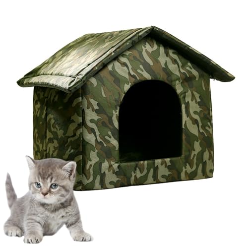 Katzenhaus Für Den Außenbereich, Wetterfester Katzenhöhle,Tierheim Für Streuner Haustiere, Faltbares Outdoor Hundehöhle, Outdoor Pet House, Abnehmbar Winter Haustierhaus Für Kleine Haustiere (A) Katzenhaus Für Den Außenbereich, Wetterfester Katzenhöhle,Tierheim Für Streuner Haustiere, Faltbares Outdoor Hundehöhle, Outdoor Pet House, Abnehmbar Winter Haustierhaus Für Kleine Haustiere (A) von Mafagwre