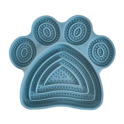 Licky Mats Für Hunde, Hunde-Leckpad Aus Silikon, Haustier Leckmatte Mit Super Starke Saugkraft, Leckmatte Für Katze, Schleckmatte Katze, Langsames Füttern Für Haustier Angst Relief (A) von Mafagwre