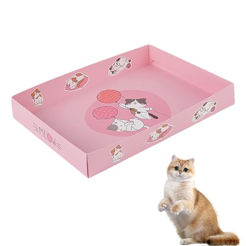 Mafagwre 10 Stück Einweg-Katzentoiletten Für Katzen, Tragbare Katze Reisetoilette, Cat Litter Box, Leichte Und Einfache Reinigung Für Haustiere Reisen Freien Camping Heimgebrauc (pink) von Mafagwre