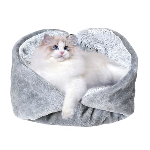 Mafagwre Katzendecke, Katzenbett Waschbar Katzen Bettchen, 2-in-1-Plüsch-Katzendecke, Flauschige Warm Katzenbett Katzendecke, Katzenbetten Für Kätzchen, Welpen, Katzen (M) von Mafagwre