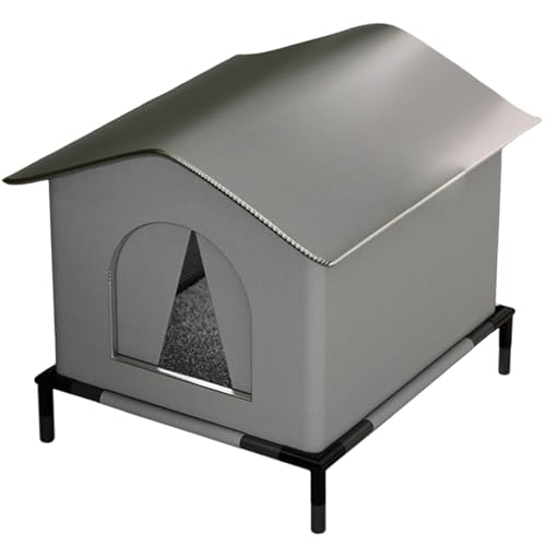 Mafagwre Katzenhaus Für Draußen, Katzenhöhlen Für Draußen, Wasserdicht Wetterfester Katzenhöhle, Tierheim Für Streuner Haustiere, Katzenhaus, Haustierhaus, Katzenzelt Outdoor (A) von Mafagwre