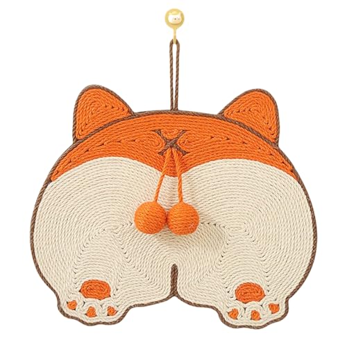 Mafagwre Kratzmatte Katze, Sisal Teppich Katzen, Kratzbrett Wand, Sisal Katzenkratzmatte, Sisal Teppich Katzen Kratzbrett Wand, Aufhängbares Katzen-Kratzbrett Für Sofamöbeltüren (A) von Mafagwre