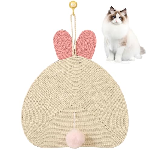 Mafagwre Kratzmatte Katze, Sisal Teppich Katzen, Kratzbrett Wand, Sisal Katzenkratzmatte, Sisal Teppich Katzen Kratzbrett Wand, Aufhängbares Katzen-Kratzbrett Für Sofamöbeltüren (B) von Mafagwre