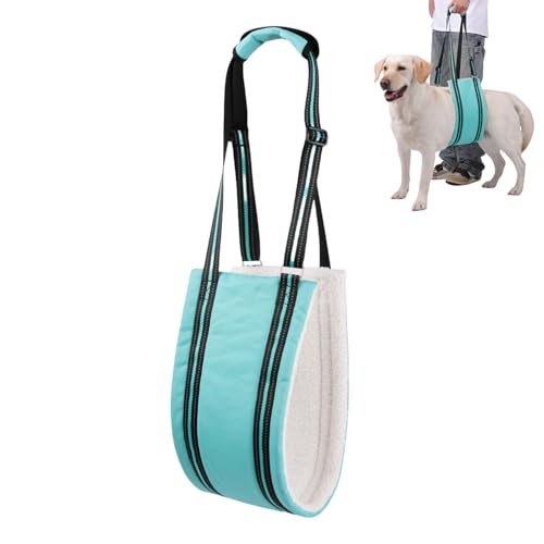 Mafagwre Tragehilfe Hund, Weiche Hunde Tragehilfe, Hundehebegeschirr, Hund Hinten Lift Support Geschirre, Einstellbare Hunde Tragehilfe,Tragbares Hundegeschirr, Hunde Tragegeschirr Für Ältere (L,B) von Mafagwre
