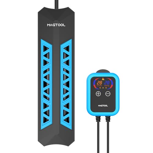 MagTool 300 to 1500W Aquarium Heizung, Tauchfähiger Fischbehälterheizer Mit Überhitzungsschutz Und Automatischer Abschaltung. Fischheizer Mit Digitalem Controller Für Süß- Und Salzwasser von MagTool
