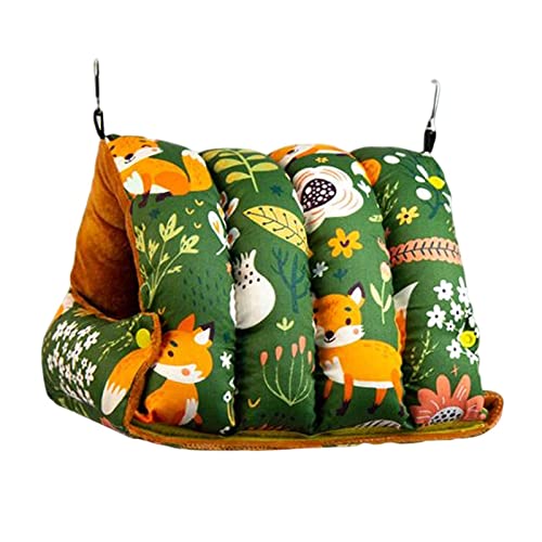 MagiDeal , Vogelhütte, Schlafbett, Papageienschuppen, Versteckhöhle, hängende Hängematte für Finken, Kakadus, Wellensittiche, Nymphensittiche, Grünes Medium MagiDeal , Vogelhütte, Schlafbett, Papageienschuppen, Versteckhöhle, hängende Hängematte für Finken, Kakadus, Wellensittiche, Nymphensittiche, Grünes Medium von MagiDeal