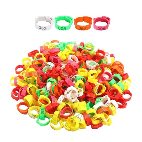 MagiDeal 100 Stück Hähnchenbeinringe, Geflügelbeinbänder, Ringe, Schnallen-Clip-, Hühner-Identifikationsband für Zwerghühner MagiDeal 100 Stück Hähnchenbeinringe, Geflügelbeinbänder, Ringe, Schnallen-Clip-, Hühner-Identifikationsband für Zwerghühner von MagiDeal