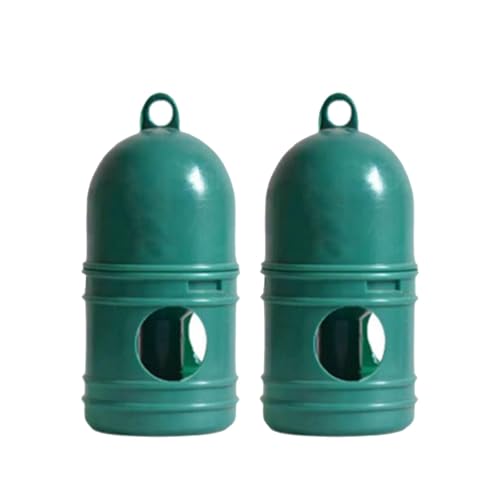 MagiDeal 2 Stücke Taube Wasserspender Vogelwassertrinker mit hängenden Griff 1L Dove Trinker Haustier Wasser Pot Container für Enten von MagiDeal