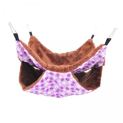 MagiDeal 4X Doppelschichtige Tiere Warmer Plüschkäfig Hängemattenbett, Meerschweinchenkäfig Zubehör Bettwäsche für Frettchen Hamster Ratte MagiDeal 4X Doppelschichtige Tiere Warmer Plüschkäfig Hängemattenbett, Meerschweinchenkäfig Zubehör Bettwäsche für Frettchen Hamster Ratte von MagiDeal