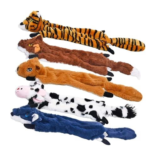 MagiDeal 5X Hundequietschers Quietsch mit Spielzeug gefüllt Pet Plüschspielzeug Training Möbelschutz mit Crinkle Sound für kleine mittelgroße und große MagiDeal 5X Hundequietschers Quietsch mit Spielzeug gefüllt Pet Plüschspielzeug Training Möbelschutz mit Crinkle Sound für kleine mittelgroße und große von MagiDeal