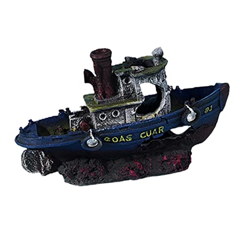 MagiDeal Aquarium-Dekoration, Fischversteck, Landschaftsbau-Dekoration, Kunstharzmaterial, Unterschlupf, Dekoration, Ornament, Fischversteck, für, Boot MagiDeal Aquarium-Dekoration, Fischversteck, Landschaftsbau-Dekoration, Kunstharzmaterial, Unterschlupf, Dekoration, Ornament, Fischversteck, für, Boot von MagiDeal