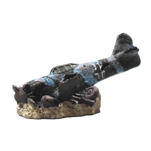 MagiDeal Aquarium-Dekoration, Flugzeugwrack, pflegeleichtes Harzmaterial, ansprechende Mini-Simulation, Aquarium-Dekoration für Zuhause MagiDeal Aquarium-Dekoration, Flugzeugwrack, pflegeleichtes Harzmaterial, ansprechende Mini-Simulation, Aquarium-Dekoration für Zuhause von MagiDeal
