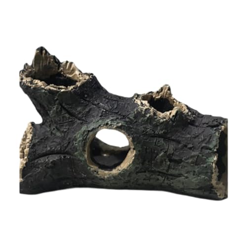 MagiDeal Aquarium-Dekoration für Reptilienverstecke, realistisches Design aus hohlen Holzscheiten, Lebensraum für Schildkröten, Sonnenhöhle für Fische, Liegen MagiDeal Aquarium-Dekoration für Reptilienverstecke, realistisches Design aus hohlen Holzscheiten, Lebensraum für Schildkröten, Sonnenhöhle für Fische, Liegen von MagiDeal