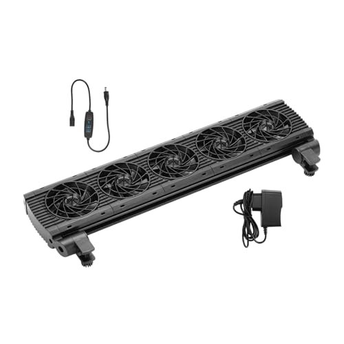MagiDeal Aquarium-Kühler, Lüfter für Aquarien, Kühlventilator für Aquarien, winkelverstellbarer Wasserkühler für Axolotl-Korallen, Salz-/Süßwasser, 5 MagiDeal Aquarium-Kühler, Lüfter für Aquarien, Kühlventilator für Aquarien, winkelverstellbarer Wasserkühler für Axolotl-Korallen, Salz-/Süßwasser, 5 von MagiDeal