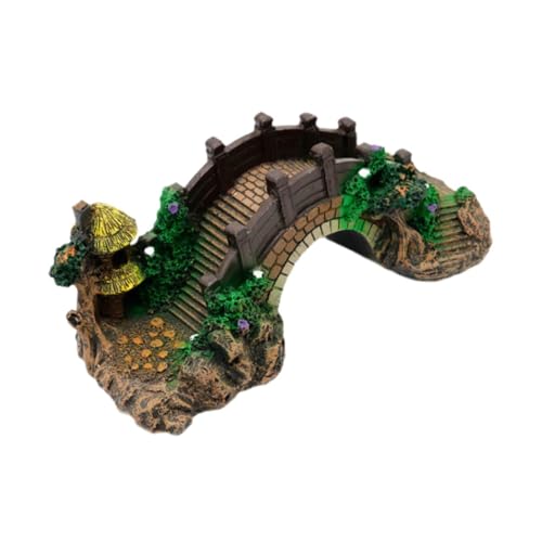 MagiDeal Aquarium-Ornament, künstliches Brückenmodell, Baumlandschaft, Brückenfigur aus Kunstharz, Brückenornament für Gartendekoration, Tisch-/Schreibtisch, L MagiDeal Aquarium-Ornament, künstliches Brückenmodell, Baumlandschaft, Brückenfigur aus Kunstharz, Brückenornament für Gartendekoration, Tisch-/Schreibtisch, L von MagiDeal