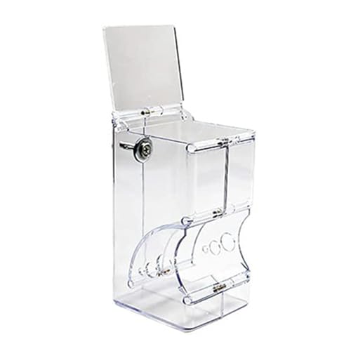MagiDeal Automatischer Hamsterfutterspender, Futternapf, 300 ml Futteraufbewahrungsschale, transparenter Kleintierfutterspender für Zwerghamster MagiDeal Automatischer Hamsterfutterspender, Futternapf, 300 ml Futteraufbewahrungsschale, transparenter Kleintierfutterspender für Zwerghamster von MagiDeal