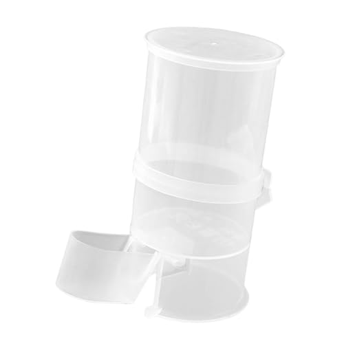 MagiDeal Automatischer Vogelwasserspender, Wassertopf, Behälter mit Deckel, Aufgehängt von MagiDeal