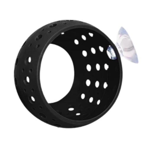 MagiDeal Betta Fischtunnel Betta Schlaftunnel Aquarium Fisch Versteck Landschaft Dekoration Versteck, Schwarz von MagiDeal