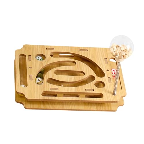 MagiDeal Cat Food Toy Cat Toys Interactive Multifunktion mit Roller Track Pet Intelligence Interactive Labyrinth Ball für Bewegung, Style B MagiDeal Cat Food Toy Cat Toys Interactive Multifunktion mit Roller Track Pet Intelligence Interactive Labyrinth Ball für Bewegung, Style B von MagiDeal
