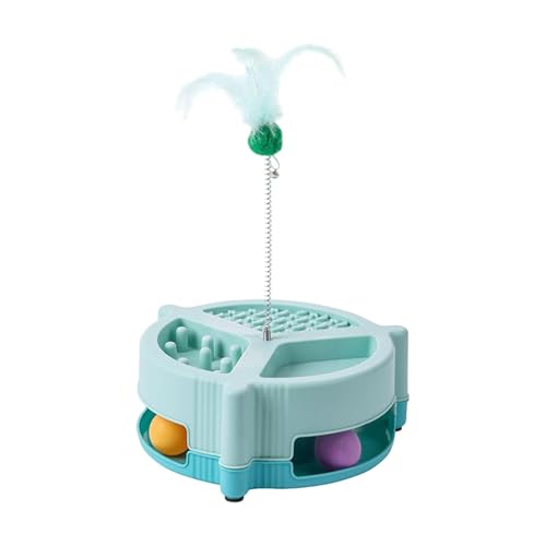 MagiDeal Cat Toy Ball Track Kätzchen für Kätzchen Vergnügungstrainer Spiele Cat Track Toy Plays Turntable Ball für Übungsjagd Spielen, GrÜn MagiDeal Cat Toy Ball Track Kätzchen für Kätzchen Vergnügungstrainer Spiele Cat Track Toy Plays Turntable Ball für Übungsjagd Spielen, GrÜn von MagiDeal