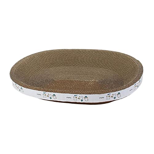 MagiDeal Cats Scratcher Karton gewellte Kratzunterlage Kratzunterlage Sofa Interaktives Spielzeug Lounger Cat Scratcher Board Karton Katzenbett für Kätzchen, ovales Spiel 43cm MagiDeal Cats Scratcher Karton gewellte Kratzunterlage Kratzunterlage Sofa Interaktives Spielzeug Lounger Cat Scratcher Board Karton Katzenbett für Kätzchen, ovales Spiel 43cm von MagiDeal