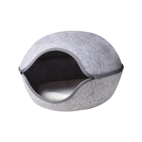 MagiDeal Donut-Katzenbett, Tunnel, Katzenbett, universell für alle Jahreszeiten, mit Reißverschluss, Katzentrainingsspielzeug, weiches Haustierhöhlenbett, MagiDeal Donut-Katzenbett, Tunnel, Katzenbett, universell für alle Jahreszeiten, mit Reißverschluss, Katzentrainingsspielzeug, weiches Haustierhöhlenbett, von MagiDeal