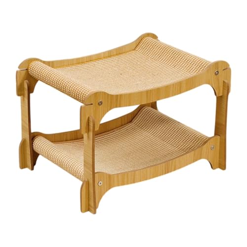 MagiDeal Doppellagiger Katzenkratzer mit Krallen, bequemes Katzen-Lounge-Bett, Katzenkratzer für Kätzchen, kleine Tiere, kleine und mittelgroße Katzen, Doppelbett MagiDeal Doppellagiger Katzenkratzer mit Krallen, bequemes Katzen-Lounge-Bett, Katzenkratzer für Kätzchen, kleine Tiere, kleine und mittelgroße Katzen, Doppelbett von MagiDeal