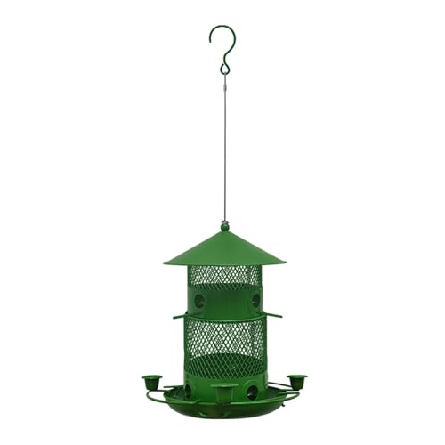 MagiDeal Eisen Vogel Feeder Außen Hängen Birdfeeder Balkon Metall Terrasse Baum Rasen Hof Hinterhof Outdoor Vogel Lebensmittel Container Premium, GrÜn MagiDeal Eisen Vogel Feeder Außen Hängen Birdfeeder Balkon Metall Terrasse Baum Rasen Hof Hinterhof Outdoor Vogel Lebensmittel Container Premium, GrÜn von MagiDeal