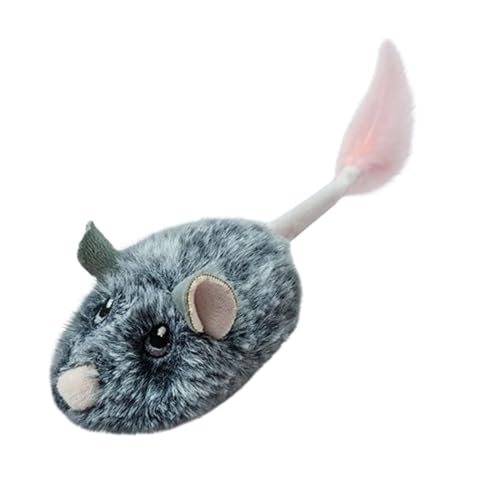 MagiDeal Elektrisches bewegliches Mausspielzeug, Quietschmäuse, Katzenspielzeug, 3-Minuten-Standby-Funktion, USB-Aufladung, wiederaufladbare bewegliche Maus, grau MagiDeal Elektrisches bewegliches Mausspielzeug, Quietschmäuse, Katzenspielzeug, 3-Minuten-Standby-Funktion, USB-Aufladung, wiederaufladbare bewegliche Maus, grau von MagiDeal