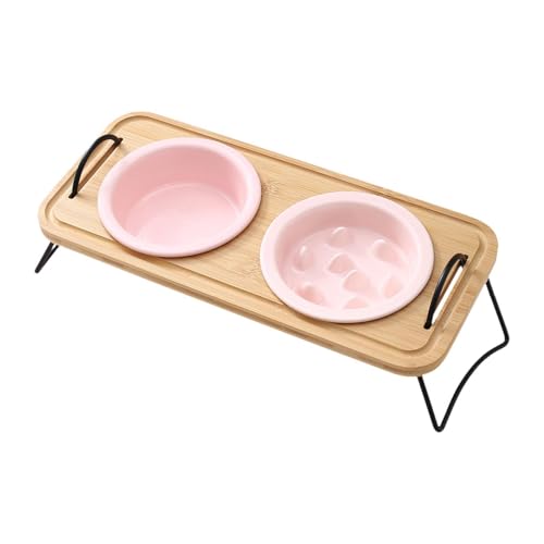 MagiDeal Erhöhte Hundenäpfe aus, leicht zu reinigen, Slow Food-Näpfe, Haustiernäpfe mit Ständer, stilvoller Futternapf für kleine und mittelgroße Hunde, Rosa MagiDeal Erhöhte Hundenäpfe aus, leicht zu reinigen, Slow Food-Näpfe, Haustiernäpfe mit Ständer, stilvoller Futternapf für kleine und mittelgroße Hunde, Rosa von MagiDeal