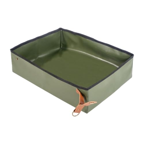 MagiDeal Faltbare Katzentoilette, Haustiertoilette, Reisetoilette für Hauskatzen, Kätzchentoilette, Offene Katzentoilette für Flugzeug, Innen Und Außenbereich, L 50 cm x 35 cm x 12,5 cm von MagiDeal