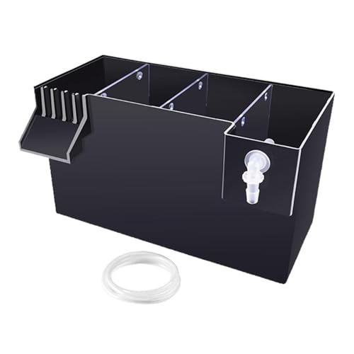 MagiDeal Filterzubehör für Aquarien, transparent, für Wasserfälle von Schildkrötenbecken, Wasserreiniger, Aquarium-Filterbox für kleine Aquarien, Schwarz 26x13.5x15cm MagiDeal Filterzubehör für Aquarien, transparent, für Wasserfälle von Schildkrötenbecken, Wasserreiniger, Aquarium-Filterbox für kleine Aquarien, Schwarz 26x13.5x15cm von MagiDeal
