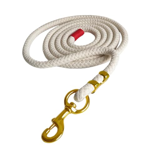 MagiDeal Führstrick für Pferde mit Karabinerhaken zum Führen von Trainingspferden, Haustieren oder Schafen. Pferdeleinen Zügel aus Baumwolle, geflochtene, 2m Beige von MagiDeal