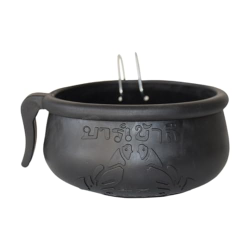 MagiDeal Gamefowl Feeder Bird Feeder Gummi Hängende Schale Vogel Schüssel Behandler Trinkschale für Wachteln Haustier Vögel Tauben, Schwarz, 12cmx5.9cm von MagiDeal