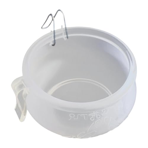MagiDeal Gamefowl Feeder Bird Feeder Gummi Hängende Schale Vogel Schüssel Behandler Trinkschale für Wachteln Haustier Vögel Tauben, Weiß, 10.5 cm X 6.5 cm von MagiDeal
