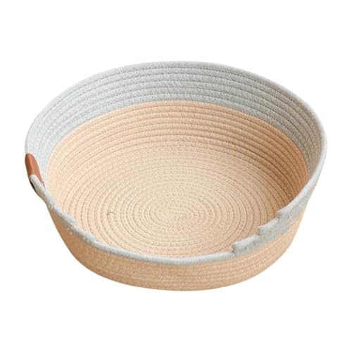 MagiDeal Geflochtenes Katzenbett, Schlafkorb, Katzenlounge, universelles Haustierzubehör, Ruhenest für Hauskatzen, XL MagiDeal Geflochtenes Katzenbett, Schlafkorb, Katzenlounge, universelles Haustierzubehör, Ruhenest für Hauskatzen, XL von MagiDeal