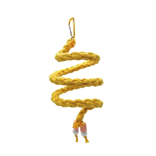 MagiDeal Geflochtenes Seil, Papageienseil, Käfigzubehör, Kletterseil, Vogelseil, Sitzstangen für andere kleine Vögel, Finken, Wellensittiche, Kanarienvögel, Gelb MagiDeal Geflochtenes Seil, Papageienseil, Käfigzubehör, Kletterseil, Vogelseil, Sitzstangen für andere kleine Vögel, Finken, Wellensittiche, Kanarienvögel, Gelb von MagiDeal