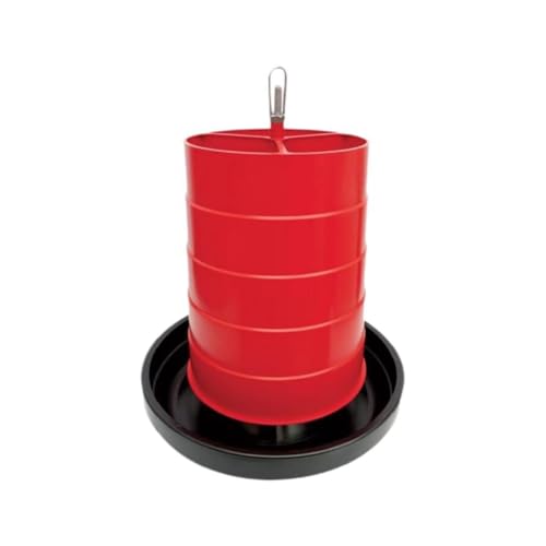 MagiDeal Geflügel Waterer Chicken Feeder Griff Design tragbarer Wasserbehälter Easy Bewegung Multi -Funktion Chick Feeder für Outdoor von MagiDeal