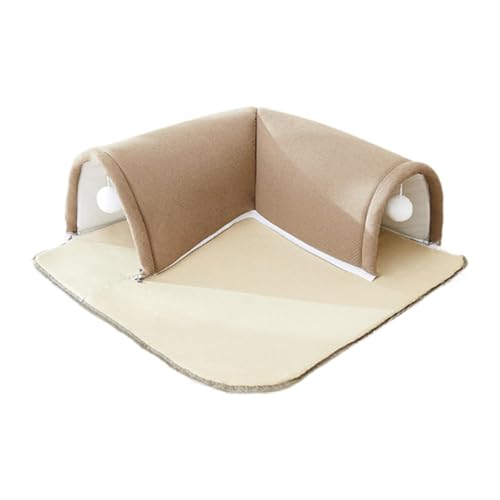 MagiDeal Gemütliches Katzenversteck mit Spielzeugball für Entspannte Katzen, Kaffee M MagiDeal Gemütliches Katzenversteck mit Spielzeugball für Entspannte Katzen, Kaffee M von MagiDeal