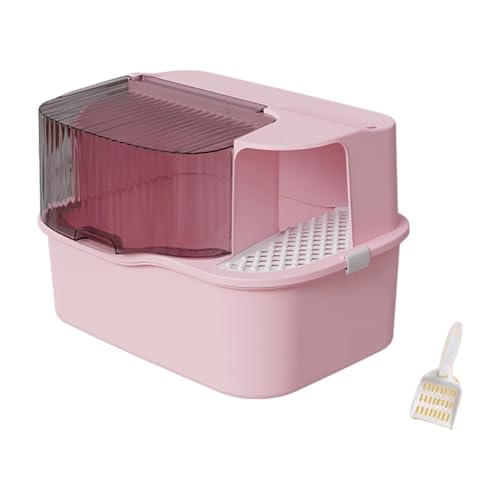 MagiDeal Geschlossene Katzentoilette Katzenbettpfanne Tragbarer Katzenstreubehälter Katzentoilette Katzentoilette für alle Arten von Katzenstreu, Rosa MagiDeal Geschlossene Katzentoilette Katzenbettpfanne Tragbarer Katzenstreubehälter Katzentoilette Katzentoilette für alle Arten von Katzenstreu, Rosa von MagiDeal