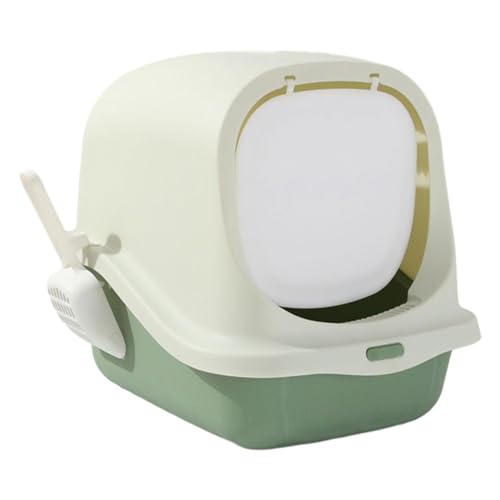 MagiDeal Geschlossene Katzentoiletten, Katzentöpfchen, Heimtierbedarf, groß, leicht zugänglich und leicht zu reinigen, Grün MagiDeal Geschlossene Katzentoiletten, Katzentöpfchen, Heimtierbedarf, groß, leicht zugänglich und leicht zu reinigen, Grün von MagiDeal