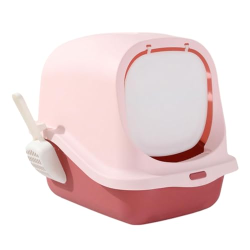 MagiDeal Geschlossene Katzentoiletten, Katzentöpfchen, Heimtierbedarf, groß, leicht zugänglich und leicht zu reinigen, Rosa MagiDeal Geschlossene Katzentoiletten, Katzentöpfchen, Heimtierbedarf, groß, leicht zugänglich und leicht zu reinigen, Rosa von MagiDeal