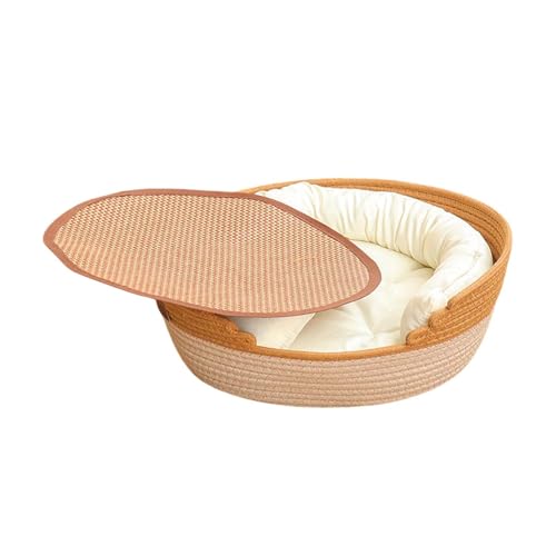 MagiDeal Gewebtes Katzenbett, Schlafnest für kleine Hunde und Katzen, Heimtierbedarf, alle, atmungsaktives Bett, Wiege, geflochtenes, XL MagiDeal Gewebtes Katzenbett, Schlafnest für kleine Hunde und Katzen, Heimtierbedarf, alle, atmungsaktives Bett, Wiege, geflochtenes, XL von MagiDeal
