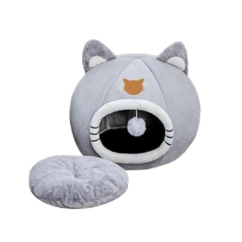 MagiDeal Halbgeschlossenes Katzennest, Katzenbett, beruhigender Zwinger, Heimtierbedarf, weiches, selbstwärmendes Katzenzelt, Hundebetten für Hunde und Katzen, S MagiDeal Halbgeschlossenes Katzennest, Katzenbett, beruhigender Zwinger, Heimtierbedarf, weiches, selbstwärmendes Katzenzelt, Hundebetten für Hunde und Katzen, S von MagiDeal