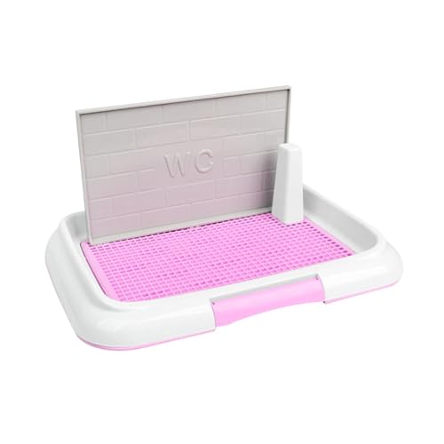MagiDeal Halter für Trainingsunterlagen für Haustiere, Hundetoilette, Hundetoilette mit offenem Zugang Oben, Netzgitter-Toiletten-Töpfchen-Trainingsunterlage, ROSA MagiDeal Halter für Trainingsunterlagen für Haustiere, Hundetoilette, Hundetoilette mit offenem Zugang Oben, Netzgitter-Toiletten-Töpfchen-Trainingsunterlage, ROSA von MagiDeal