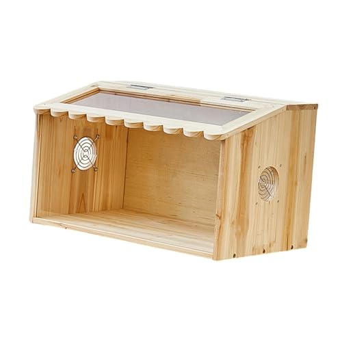 MagiDeal Hamster Broodter Box Hamster Zuchtbox, Holznestbox, Rutin Feeding Box Wachtelvögel für Hedgehog Klettern Versteck MagiDeal Hamster Broodter Box Hamster Zuchtbox, Holznestbox, Rutin Feeding Box Wachtelvögel für Hedgehog Klettern Versteck von MagiDeal