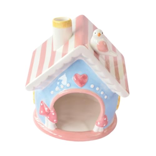 MagiDeal Hamster Habitat Spiel und Ruhe Tier Schlaf Hütte Schlaf Nest Hideaway Bunte Tiernest Haustier Hideaway Shelter für Chipmunk von MagiDeal